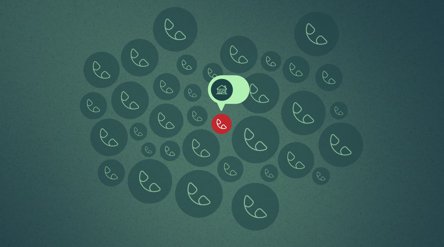 AI-powered real estate lead qualification dashboard showing phone lead data